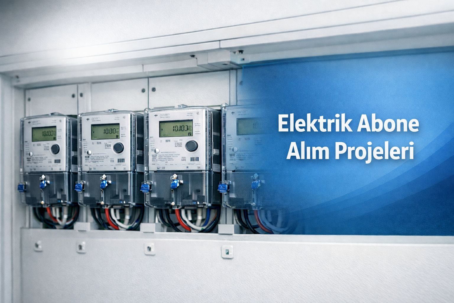 Elektrik Abone Alım Projeleri - sayaç ve abonelik altyapısı